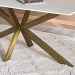 Load image into Gallery viewer, 1+6 Seater Dining Set with Brera Chairs ā Gold