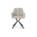 Load image into Gallery viewer, 1+6 Seater Round Dining Set with Corina Chairs ā White
