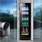Load image into Gallery viewer, 150L Constant Temperature Wine Cabinet,Beverage Cooler,Embedded or Standalone Household Refrigerators,0-22℃ Wine Cellar