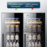 Load image into Gallery viewer, 150L Constant Temperature Wine Cabinet,Beverage Cooler,Embedded or Standalone Household Refrigerators,0-22℃ Wine Cellar