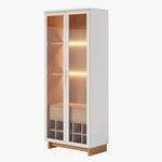 Load image into Gallery viewer, 2-Door Curio Cabinet with LED Light