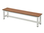 Load image into Gallery viewer, White metal-framed 2-in-1 dining pool table with a brown wooden top for dining and game use