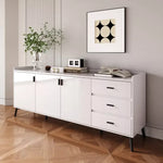 Load image into Gallery viewer, 2 Meter 3-Door Sintered Stone Top Large Sideboard with 3 Drawers