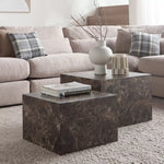 Load image into Gallery viewer, 2-Piece Coffee Table Set, Modern Design With A Marble-Look Finish-GCC Home Center