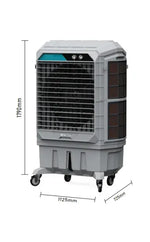 Load image into Gallery viewer, 200L commercial Portable Industrial Evaporative Air Cooler, indoor and outdoor areas, with strong wheels & brakes