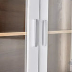 Load image into Gallery viewer, 3-Door Kitchen Cabinet with Drawer and Hutch