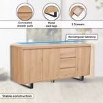 Load image into Gallery viewer, 3-Door Sideboard with 3 Drawers