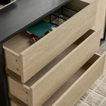 Load image into Gallery viewer, 3-Drawer Dresser With Mirror, Engineered Wood With A Melamine Finish For Modern Bedroom-GCC Home Center