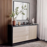 Load image into Gallery viewer, 3-Drawer Dresser With Mirror, Engineered Wood With A Melamine Finish For Modern Bedroom-GCC Home Center