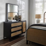 Load image into Gallery viewer, 3-Drawer Dresser With Mirror, Modern Design Engineered Wood Dressing Table For Bedrooms-GCC Home Center