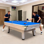 Load image into Gallery viewer, 3 in 1 Multi Game Billiard Pool Table with Tennis Table Dining Table Top 8ft-MDF Cushion Material