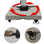 Load image into Gallery viewer, 3m x 3m Cantilever Parasol Umbrella with 80kg Marble Base