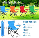 Load image into Gallery viewer, 4 PACK Portable Folding Beach Chair Multi-Purpose Camping Chair for Adult, Lightweight Chair for Outdoor-GCC Home Center