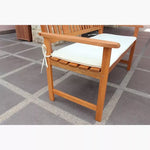 Load image into Gallery viewer, 4-Piece Outdoor Sofa Set ā Engineered Wood with Cushions