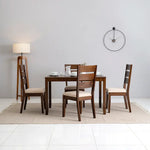 Load image into Gallery viewer, 4-Seater Dining Set β Cappuccino Finish