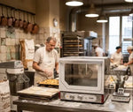 Load image into Gallery viewer, 4-Tray Commercial Electric Convection Oven – 99 Cooking Programs, Stainless Steel, 30–260°C , Commercial Bakery Oven.