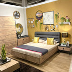 Load image into Gallery viewer, 5 Pcs Queen Bedroom Set (With Hydraulic Storage) ā Brown