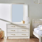 Load image into Gallery viewer, 6-Drawer Dresser with Mirror, Sleek And Modern Design Vanity Table-GCC Home Center