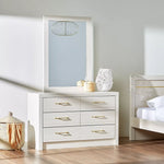 Load image into Gallery viewer, 6-Drawer Dresser with Mirror, Sleek And Modern Design Vanity Table-GCC Home Center