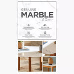 Load image into Gallery viewer, 6 Meter 3-Door Solid Wood Sideboard with Genuine Marble Top
