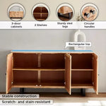 Load image into Gallery viewer, 6 Meter 3-Door Solid Wood Sideboard with Genuine Marble Top