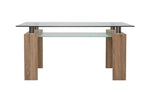 Load image into Gallery viewer, 6-Seater Dining Set ā Tempered Glass & Faux Leather