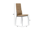 Load image into Gallery viewer, 6-Seater Dining Set ā Tempered Glass & Faux Leather