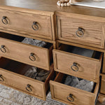 Load image into Gallery viewer, 9-Drawer Dresser with Mirror, Elegant Vanity Table For Traditional Bedroom-GCC Home Center
