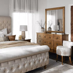 Load image into Gallery viewer, 9-Drawer Dresser with Mirror, Elegant Vanity Table For Traditional Bedroom-GCC Home Center