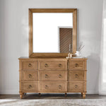 Load image into Gallery viewer, 9-Drawer Dresser with Mirror, Elegant Vanity Table For Traditional Bedroom-GCC Home Center