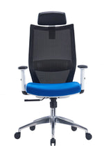 Load image into Gallery viewer, Adjustable Headrest High Back Mesh Computer Desk Chair