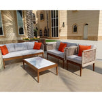 Load image into Gallery viewer, Aluminium Hand Rope Garden Furniture Sofa Set