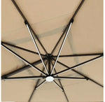 Load image into Gallery viewer, Aluminum Garden Umbrella with Marble Base, Solar Light-GCC Home Center