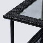 Load image into Gallery viewer, Aluminum & Rattan Frame Table- Brown-GCC Home Center