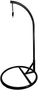 Load image into Gallery viewer, ALWASIT HOME Arabian Hanging Swing Chair | Modern Design Hanging Chair | Hammock Chair | Swing Chairs For Indoor Outdoor Balcony Garden Lawn Pool Side Beige Black Round Base-GCC Home Center