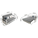 Load image into Gallery viewer, Apartment Furniture Foldable Sofa Bed Storage Modern Folding Adjustable Sofa Bed For Living & Bed Room (Tricolor, Width158cm)