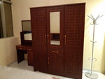 Load image into Gallery viewer, Arabian Mall 3-Door Wooden Wardrobe Cabinet - Modern Engineered Wood