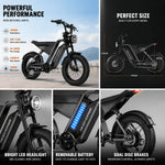 Load image into Gallery viewer, Arabian Mall D-3 Electric Fat Tire Bike | 1000W, 48V 18Ah, 20-Inch