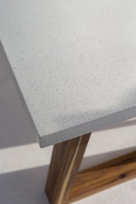 Load image into Gallery viewer, Aviana Terrazzo Concrete Dining Table with Solid Wood Base for Modern Elegance Space-GCC Home Center