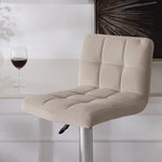 Load image into Gallery viewer, Bar Chair ā Modern Adjustable Velvet Stool