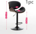 Load image into Gallery viewer, COOLBABY Bar chairs Lift leather bar chairs Light luxury home front desk high chairs Adjustable swivel seats High stools Low back kitchen island, dining room 1PC (Black)-GCC Home Center