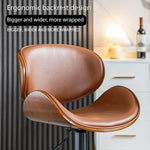 Load image into Gallery viewer, COOLBABY Bar chairs Lift leather bar chairs Light luxury home front desk high chairs Adjustable swivel seats High stools Low back kitchen island, dining room 1PC (Black)-GCC Home Center