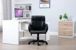 Load image into Gallery viewer, Basics Ergonomic PU Chair - Black Office Chair-GCC Home Center