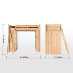 Load image into Gallery viewer, Bradley Modular Loft Bed - 90x200 cm-GCC Home Center
