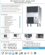 Load image into Gallery viewer, Brema CB416A Self-Contained Ice Maker (Sprayer System)
