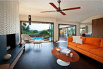 Load image into Gallery viewer, Brown/Mahogany Ceiling Fan With Wall Control Included