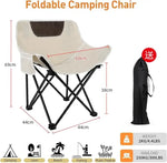 Load image into Gallery viewer, Camping Folding Chair, Heavy Duty Foldable Beach Chair with Cup Holder and Carrying Bag, Portable Camping Chair-GCC Home Center