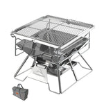 Load image into Gallery viewer, camping moon Portable Foldable Stainless Steel Bbq Charcoal Grill (MT-2)