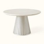 Load image into Gallery viewer, Celesta Modern Luxury Flute Design Round Dining Table