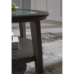Load image into Gallery viewer, Cocktail Coffee Table - Traditional Glass Inset Coffee Table